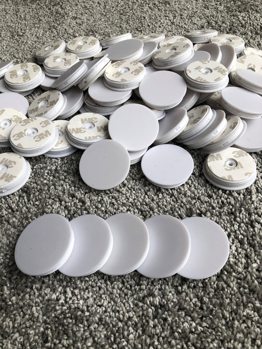 5x Blank Phone Grips / White / Black / Crafting / Glitter / Resin / Paint Design / Customise / UK Seller / Free Delivery / 360 rotate holder