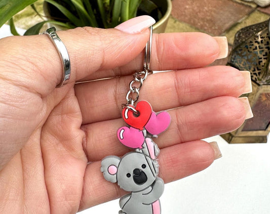 Koala Bear Keyring Charms For Keys Bag Pendant